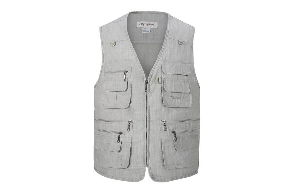 Vest vīriešu Olympina 2302-ZJ, balta цена и информация | Vīriešu vestes | 220.lv