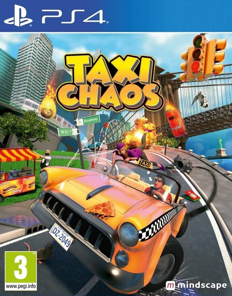 Компьютерная игра PS4 Taxi Chaos цена | 220.lv