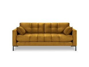 Dīvāns Micadoni Home Mamaia 2S, dzeltens/melns cena un informācija | Dīvāni | 220.lv