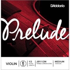 Stīgas vijolei J811 1/2M D'Addario Prelude cena un informācija | Mūzikas instrumentu piederumi | 220.lv