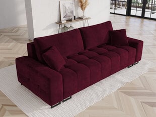 Dīvāns Micadoni Home Byron 3S, sarkans cena un informācija | Dīvāni | 220.lv