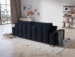 Dīvāns Micadoni Home Byron 3S, tumši zils cena un informācija | Dīvāni | 220.lv