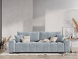 Dīvāns Micadoni Home Byron 3S, gaiši zils cena un informācija | Dīvāni | 220.lv