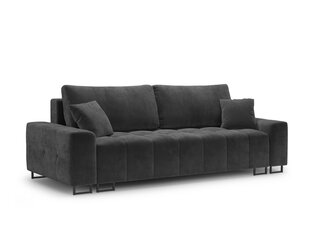 Dīvāns Micadoni Home Byron 3S, tumši pelēks cena un informācija | Dīvāni | 220.lv