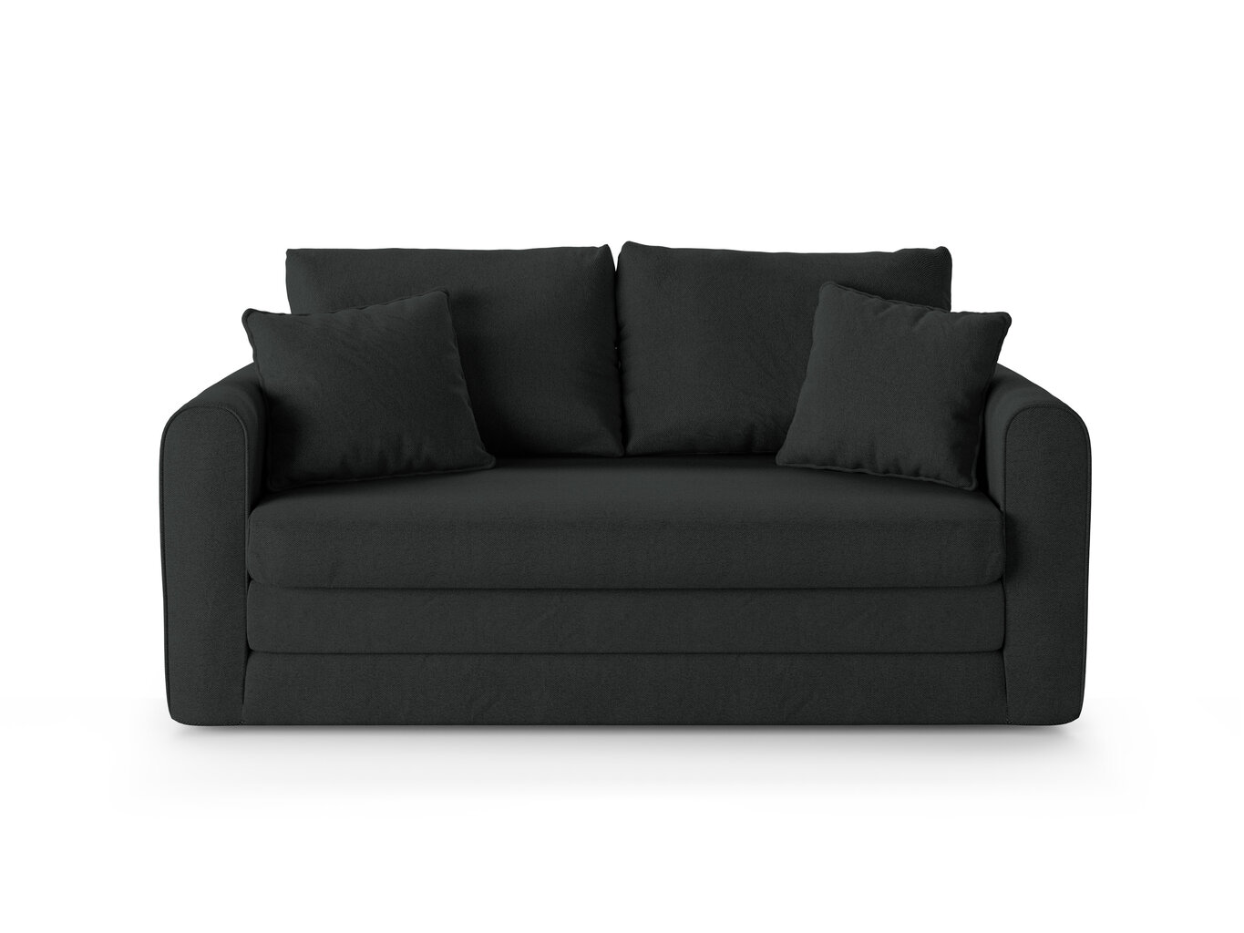 Dīvāns Micadoni Home Lido 2S, tumši pelēks cena un informācija | Dīvāni | 220.lv