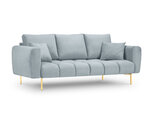 Dīvāns Micadoni Home Malvin 3S, gaiši zils