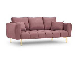 Dīvāns Micadoni Home Malvin 3S, rozā cena un informācija | Dīvāni | 220.lv
