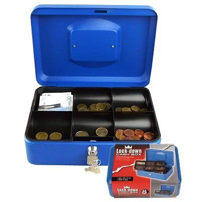 Metāla naudas kaste, 25x9x18 cm цена и информация | Seifi | 220.lv