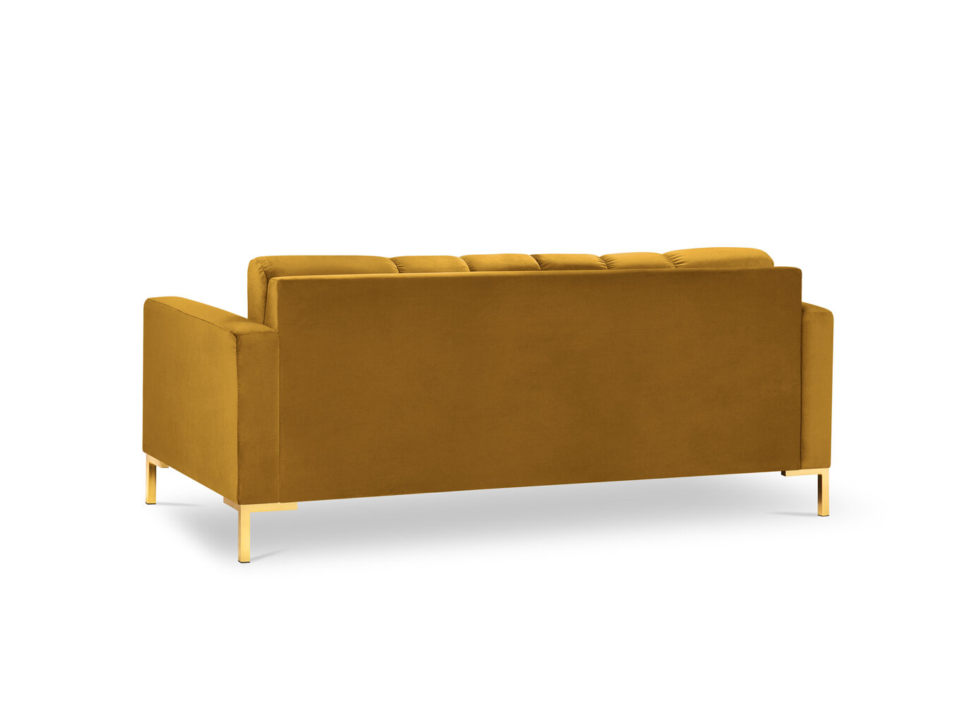 Dīvāns Micadoni Home Mamaia 2S, dzeltens/zelta krāsas цена и информация | Dīvāni | 220.lv