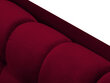 Dīvāns Micadoni Home Mamaia 4S, sarkans/zelta krāsas cena un informācija | Dīvāni | 220.lv