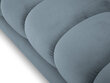 Dīvāns Micadoni Home Mamaia 4S, zils/zelta krāsas cena un informācija | Dīvāni | 220.lv