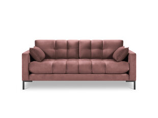 Dīvāns Micadoni Home Mamaia 2S, rozā/melns cena un informācija | Dīvāni | 220.lv