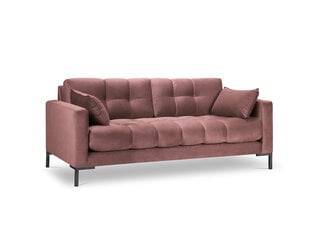 Dīvāns Micadoni Home Mamaia 3S, rozā/melns cena un informācija | Dīvāni | 220.lv