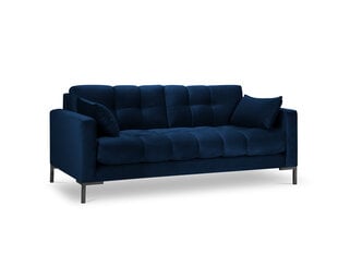 Dīvāns Micadoni Home Mamaia 3S, tumši zils/melnas krāsas cena un informācija | Dīvāni | 220.lv