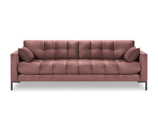 Dīvāns Micadoni Home Mamaia 4S, rozā/melns cena un informācija | Dīvāni | 220.lv