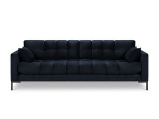 Dīvāns Micadoni Home Mamaia 4S, tumši zils/melnas krāsas cena un informācija | Dīvāni | 220.lv