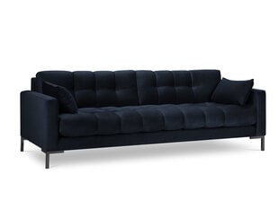 Dīvāns Micadoni Home Mamaia 4S, tumši zils/melnas krāsas cena un informācija | Dīvāni | 220.lv