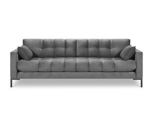Dīvāns Micadoni Home Mamaia 4S, pelēks/melns cena un informācija | Dīvāni | 220.lv