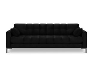 Dīvāns Micadoni Home Mamaia 4S, melns cena un informācija | Dīvāni | 220.lv