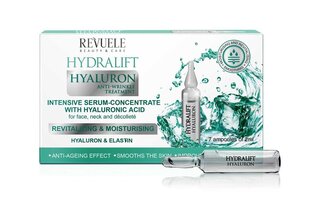 Сыворотка для кожи лица-ампулы Revuele Hydralift Hyaluron, 7x2 мл цена и информация | Сыворотки для лица, масла | 220.lv