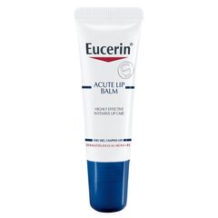 Бальзам для сухих губ Eucerin Acute, 10 мл цена и информация | Помады, бальзамы, блеск для губ | 220.lv