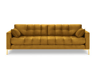 Dīvāns Micadoni Home Mamaia 4S, dzeltens/zelta krāsas cena un informācija | Dīvāni | 220.lv