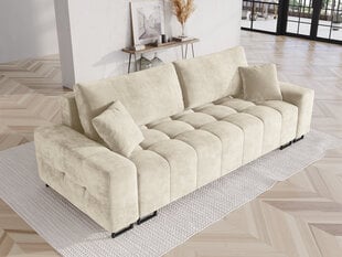 Dīvāns Micadoni Home Byron 3S, smilškrāsas cena un informācija | Dīvāni | 220.lv
