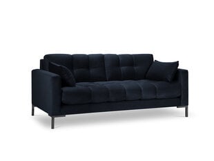 Dīvāns Micadoni Home Mamaia 2S, tumši zils/melns cena un informācija | Dīvāni | 220.lv