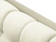 Dīvāns Micadoni Home Mamaia 4S, gaišas smilškrāsas/melnas krāsas cena un informācija | Dīvāni | 220.lv