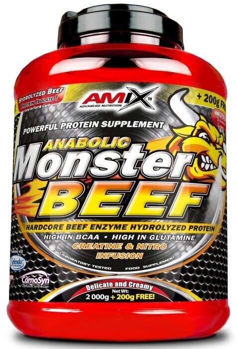 Amix Nutrition Anabolic Monster BEEF 90% Protein 2,2 kg цена и информация | Proteīni | 220.lv