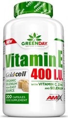 Amix Nutrition GreenDay® Vitamin E400 I.U. LIFE+ 200 capsules cena un informācija | Vitamīni, preparāti, uztura bagātinātāji labsajūtai | 220.lv