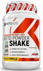 Amix Nutrition KetoLean® Keto goBHB® Powder Shake 600 г - французская ваниль цена и информация | Витамины, пищевые добавки, препараты для хорошего самочувствия | 220.lv