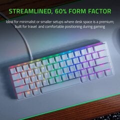 Razer Huntsman Mini Mercury RGB US Clicky Purple цена и информация | Клавиатуры | 220.lv