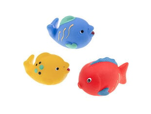 Vannas rotaļu zivis Tullo 3 gab., 5-8 cm cena un informācija | Rotaļlietas zīdaiņiem | 220.lv