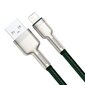 Kabelis Baseus Cafule Series USB uz IP 2.4A 2 m, zaļš cena un informācija | Savienotājkabeļi | 220.lv