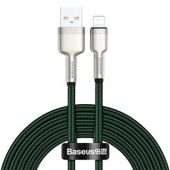 Kabelis Baseus Cafule Series USB uz IP 2.4A 2 m, zaļš cena un informācija | Savienotājkabeļi | 220.lv