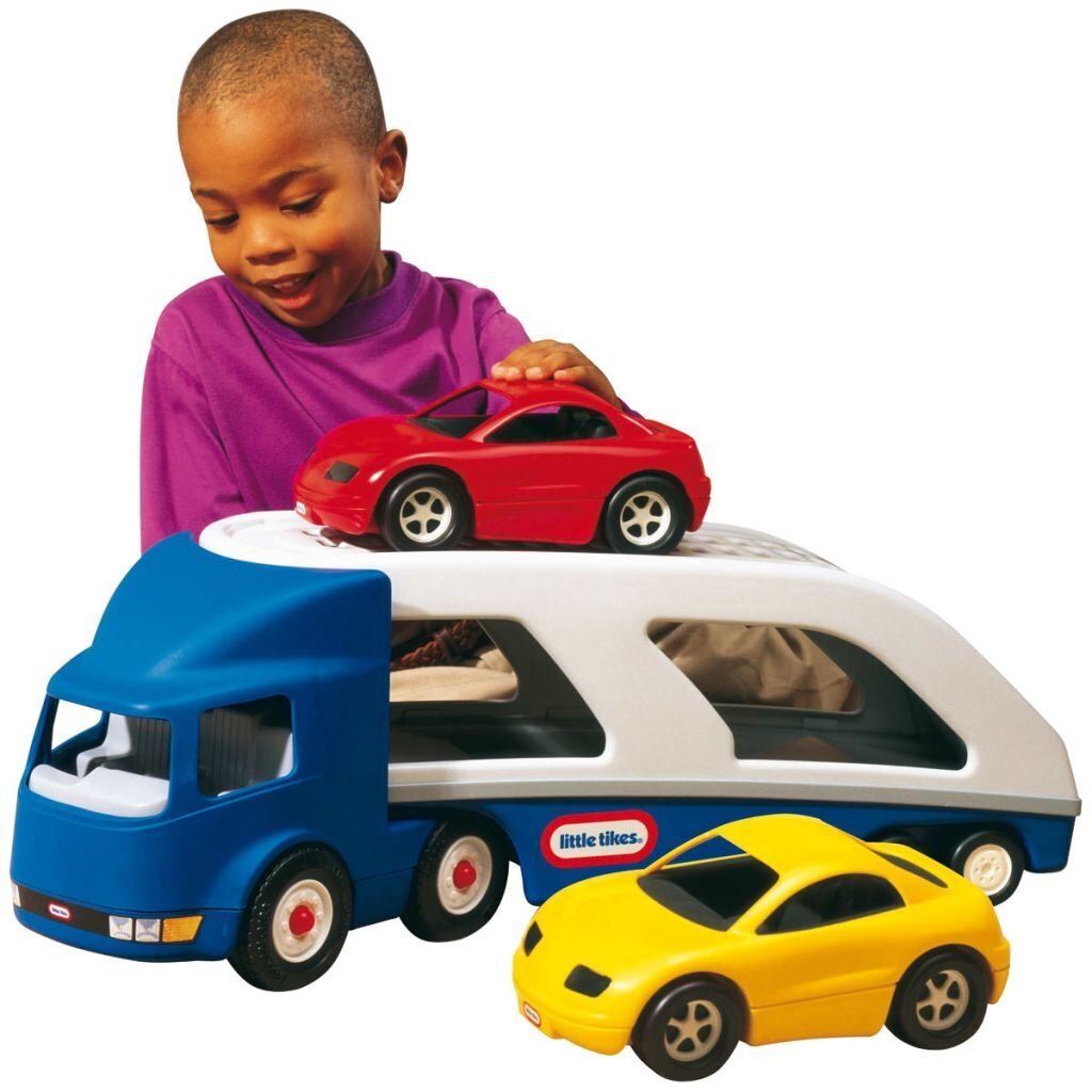 Automašīnu transportēšanas platforma Little Tikes cena un informācija | Rotaļlietas zēniem | 220.lv