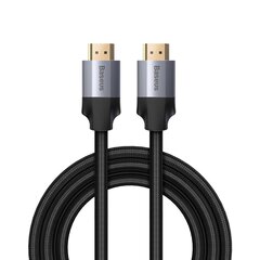 Kabelis Baseus Enjoyment 4K Hdmi - Hdmi 2 m, pelēks (Caksx-C0G) cena un informācija | Kabeļi un vadi | 220.lv