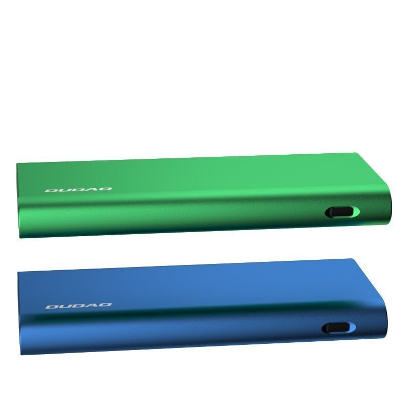 Ārējā baterija Dudao 10000 mAh 20W, 3.0 2xUSB / USB Type C, zila (K14H blue) цена и информация | Lādētāji-akumulatori (Power bank) | 220.lv