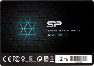 Silicon Power SP002TBSS3A55S25 цена и информация | Внутренние жёсткие диски (HDD, SSD, Hybrid) | 220.lv