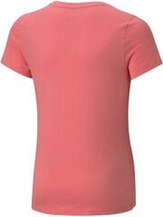 Puma Blūze Ess Logo Tee Pink цена и информация | Рубашки для девочек | 220.lv