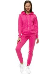 Plāns rozā sieviešu komplekts ar kapuci "Leja" cena un informācija | Sporta apģērbs sievietēm | 220.lv