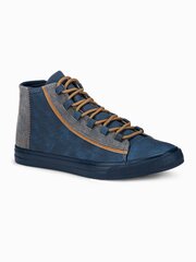 Tumši zili vīriešu ikdienas apavi ar augstu papēdi "Todos" цена и информация | Мужские ботинки | 220.lv