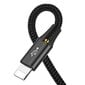 USB Kabelis Baseus 2X Lightning / USB Type C / Micro USB 3.5A 1.2 m, melns cena un informācija | Savienotājkabeļi | 220.lv