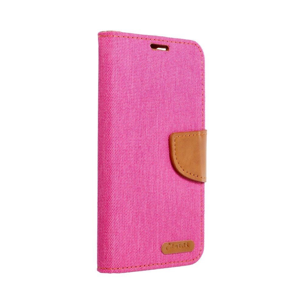 Samsung Galaxy S10 maciņš Canvas Book, rozā цена и информация | Telefonu vāciņi, maciņi | 220.lv