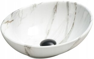 Izlietne Mexen Elza, White Marble 1 cena un informācija | Izlietnes | 220.lv