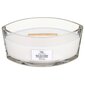 WoodWick aromātiska svece White Tea & Jasmine, 453.6 g cena un informācija | Sveces un svečturi | 220.lv