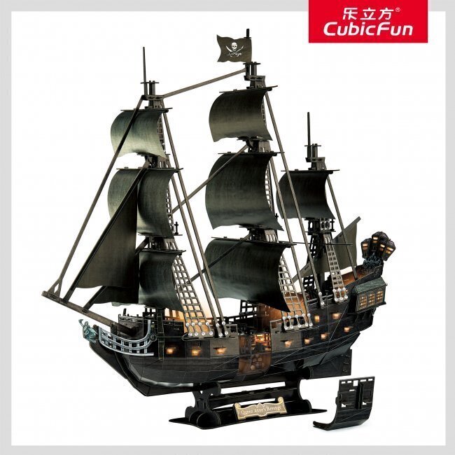 3D puzle CubicFun Karalienes Annas atriebība LED 293 cena un informācija | Puzles, 3D puzles | 220.lv