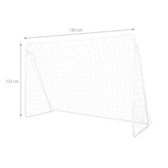 Futbola vārtu tīkls Nils NT8182, 182x122x60 cm cena un informācija | Futbola vārti un tīkls | 220.lv