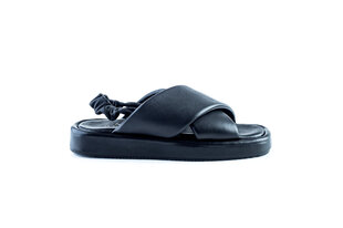 Sieviešu sandales Musk, melnas cena un informācija | Sieviešu sandales | 220.lv
